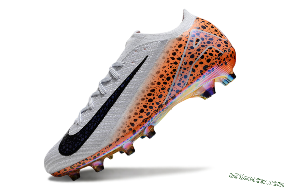 Nike Air Zoom Mercurial Vapor 16 Elite AG Artificial Grass Soccer Cleats - Grey/Black/Brown 5