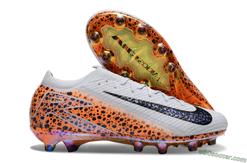 Nike Air Zoom Mercurial Vapor 16 Elite AG Artificial Grass Soccer Cleats - Grey/Black/Brown 1