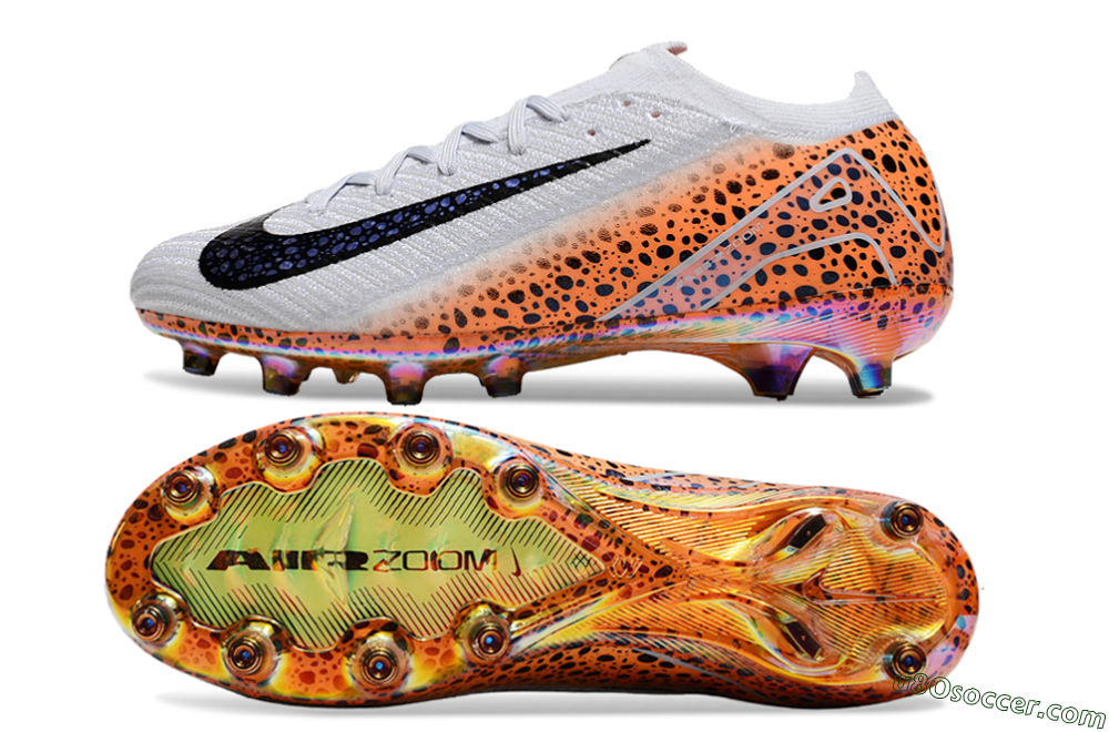 Nike Air Zoom Mercurial Vapor 16 Elite AG Artificial Grass Soccer Cleats - Grey/Black/Brown 0
