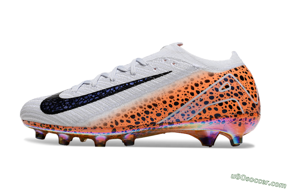 Nike Air Zoom Mercurial Vapor 16 Elite AG Artificial Grass Soccer Cleats - Grey/Black/Brown 2