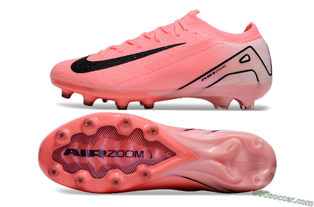 Nike Air Zoom Mercurial Vapor 16 Elite AG Artificial Grass Soccer Cleats - Pink/White/Black 0