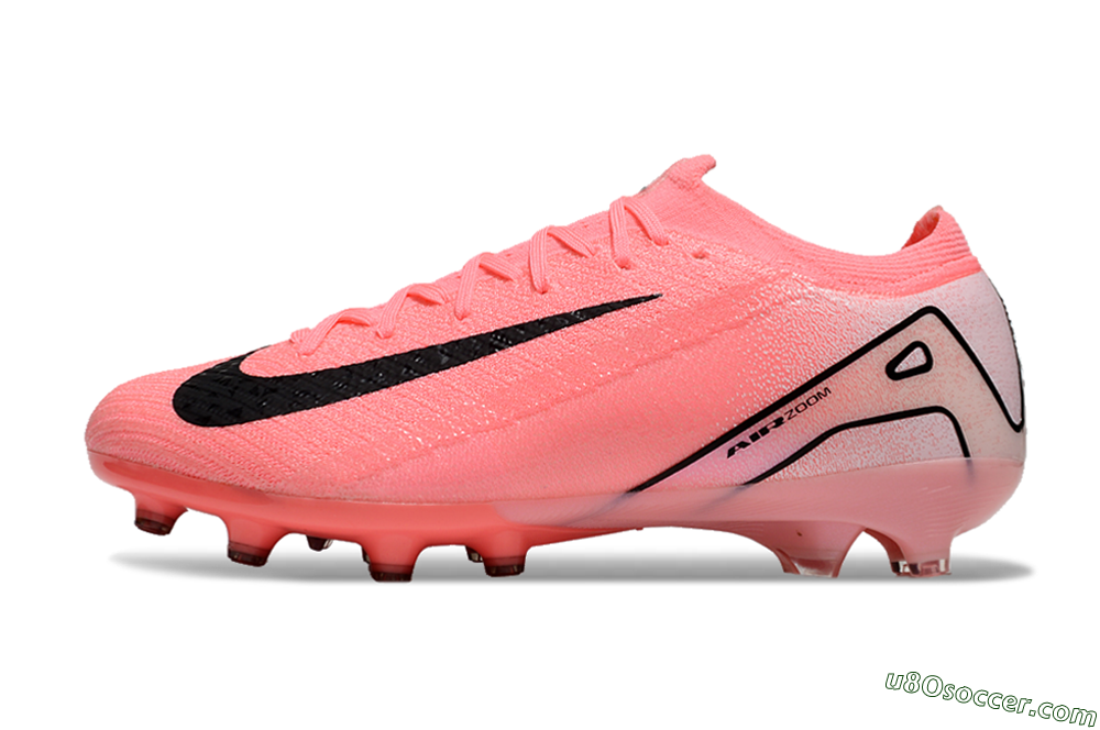 Nike Air Zoom Mercurial Vapor 16 Elite AG Artificial Grass Soccer Cleats - Pink/White/Black 2