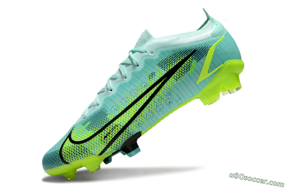 Nike Mercurial Vapor 14 Elite FG Firm Ground Soccer Cleats - Green/Black/Yellow 5