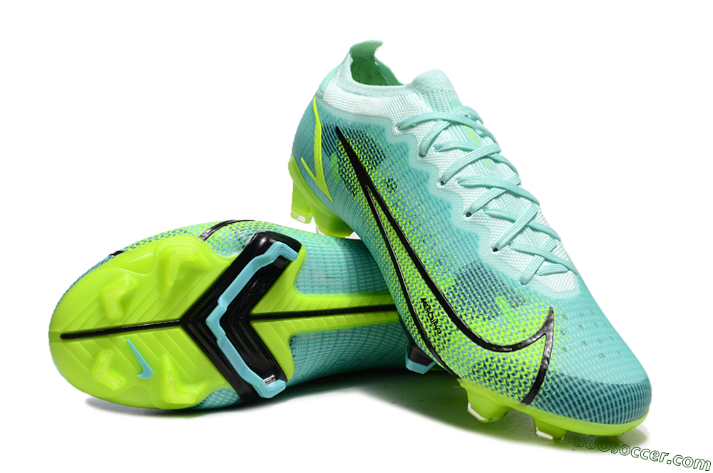 Nike Mercurial Vapor 14 Elite FG Firm Ground Soccer Cleats - Green/Black/Yellow 3