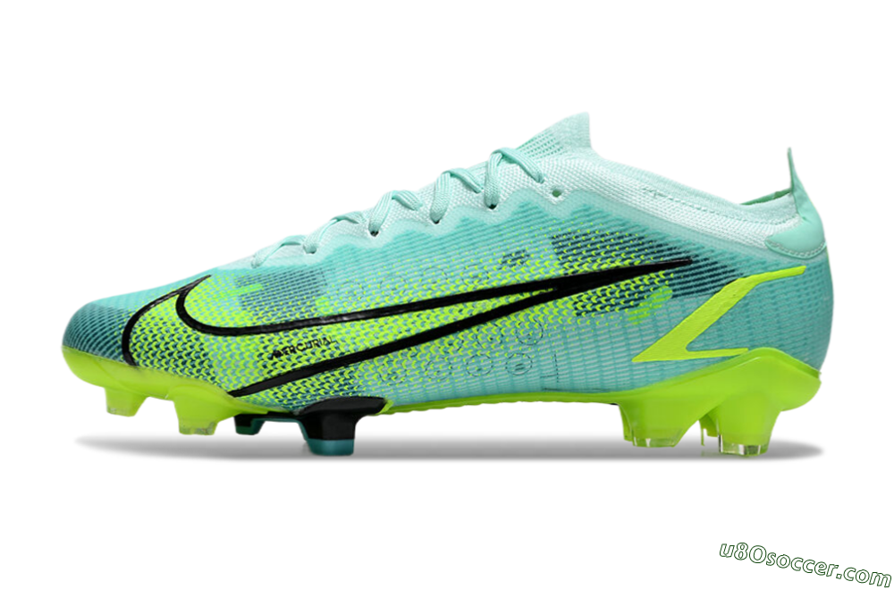Nike Mercurial Vapor 14 Elite FG Firm Ground Soccer Cleats - Green/Black/Yellow 2