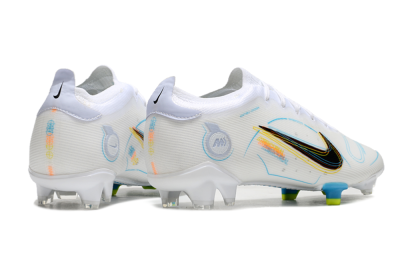 Nike Mercurial Vapor 14 Elite FG Firm Ground Soccer Cleats - White/Black/Yellow
