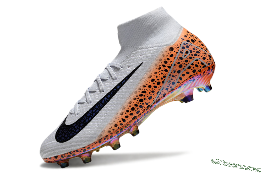 Nike Air Zoom Mercurial Superfly 10 Elite AG Artificial Grass Soccer Cleats - Grey/Black/Brown 5