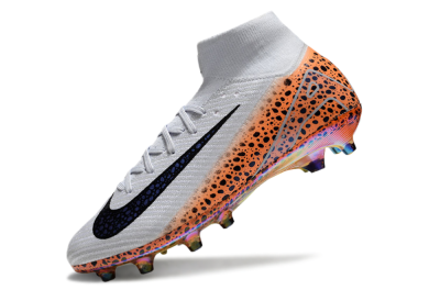 Nike Air Zoom Mercurial Superfly 10 Elite AG Artificial Grass Soccer Cleats - Grey/Black/Brown