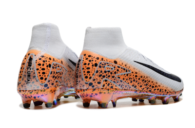 Nike Air Zoom Mercurial Superfly 10 Elite AG Artificial Grass Soccer Cleats - Grey/Black/Brown