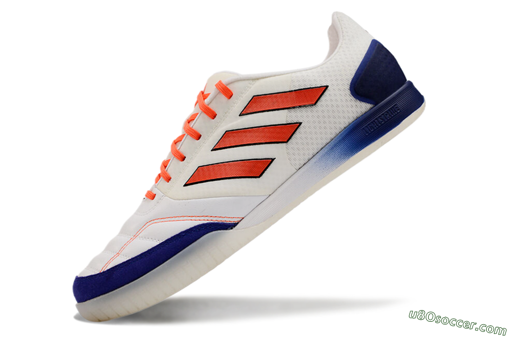 Adidas Top Sala Competition IC Indoor & Futsal Soccer Shoes - White/Red/Blue 5