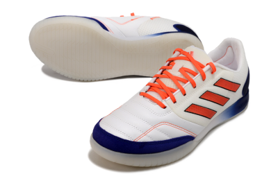 Adidas Top Sala Competition IC Indoor & Futsal Soccer Shoes - White/Red/Blue