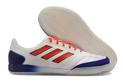 Adidas Top Sala Competition IC Indoor & Futsal Soccer Shoes - White/Red/Blue