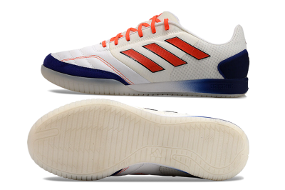Adidas Top Sala Competition IC Indoor & Futsal Soccer Shoes - White/Red/Blue