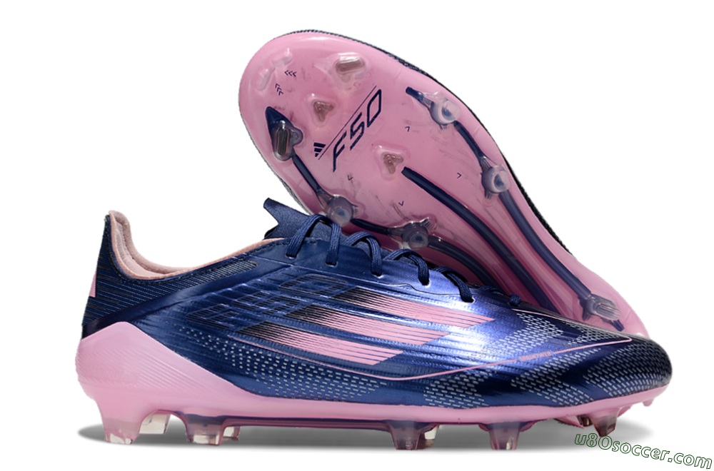 Adidas F50 Elite FG Firm Ground Soccer Cleats - Blue/Pink 1