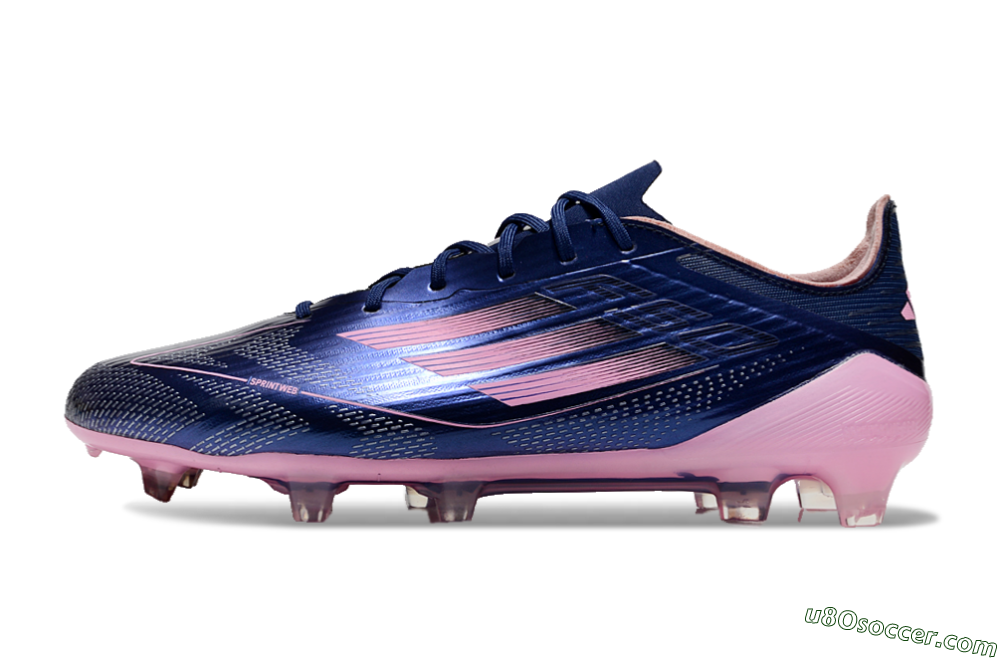 Adidas F50 Elite FG Firm Ground Soccer Cleats - Blue/Pink 2
