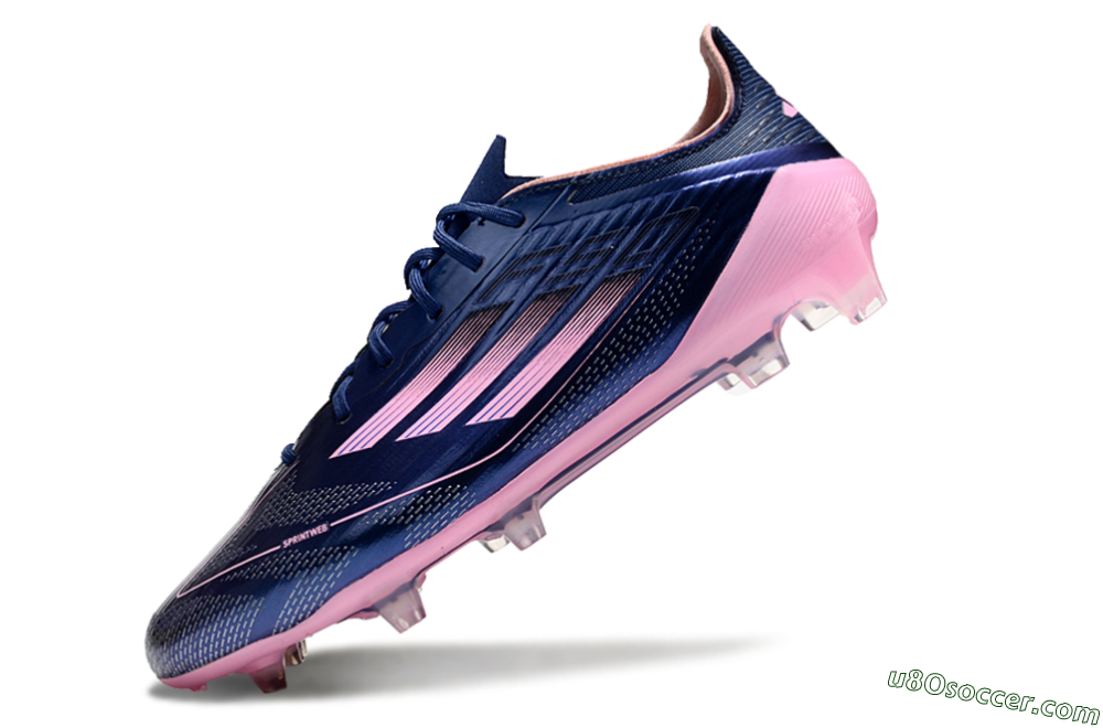 Adidas F50 Elite FG Firm Ground Soccer Cleats - Blue/Pink 5