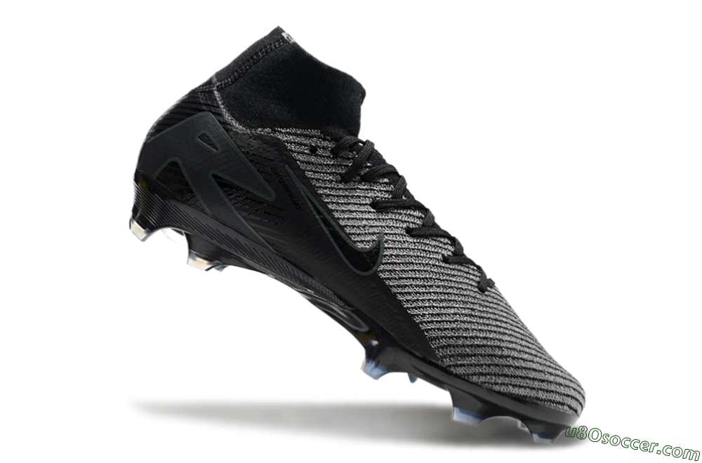 Nike Air Zoom Mercurial Superfly 10 Elite FG Firm Ground Soccer Cleats - Black/Grey/Jade 4