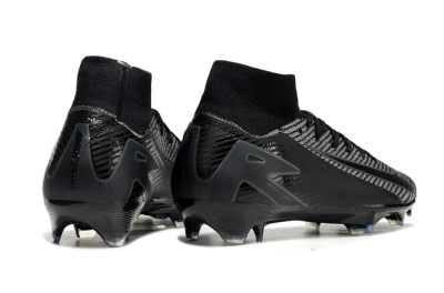 Nike Air Zoom Mercurial Superfly 10 Elite FG Firm Ground Soccer Cleats - Black/Grey/Jade