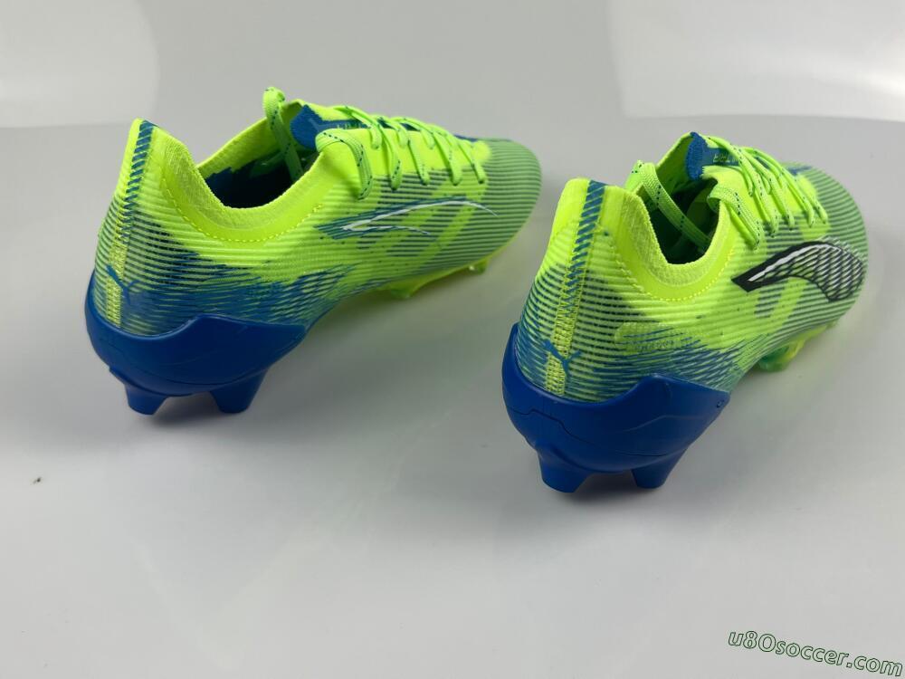 Puma Ultra Ultimate FG Firm Ground Soccer Cleats - Yellow/White/Blue