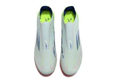 Adidas F50+ Lightstrike Pro Laceless FG Firm Ground Soccer Cleats - Jade/Rainbow