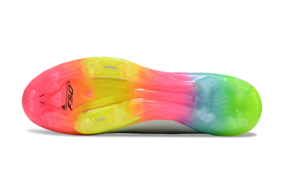 Adidas F50+ Lightstrike Pro Laceless FG Firm Ground Soccer Cleats - Jade/Rainbow