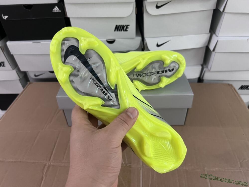 Nike Air Zoom Mercurial Superfly 16 Elite FG Firm Ground Soccer Cleats - Yellow/Sliver/Black