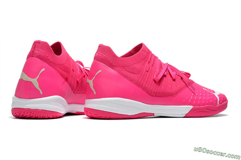 Puma Future Z 1.3 Teazer IC Indoor & Futsal Soccer Shoes - Pink/White 6
