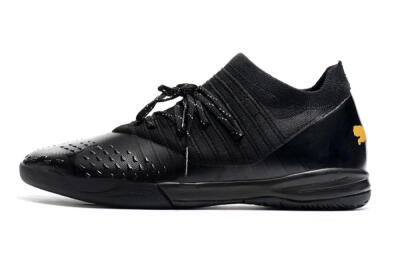 Puma Future Z 1.3 Teazer IC Indoor & Futsal Soccer Shoes - Black/Yellow