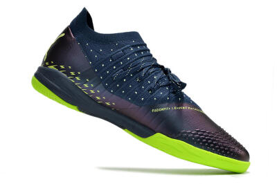 Puma Future Z 1.3 Teazer IC Indoor & Futsal Soccer Shoes - Blue/Yellow