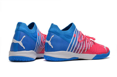 Puma Future Z 1.3 Teazer IC Indoor & Futsal Soccer Shoes - Red/White/Blue