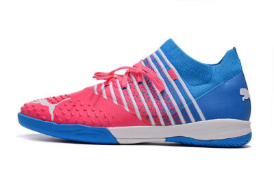 Puma Future Z 1.3 Teazer IC Indoor & Futsal Soccer Shoes - Red/White/Blue