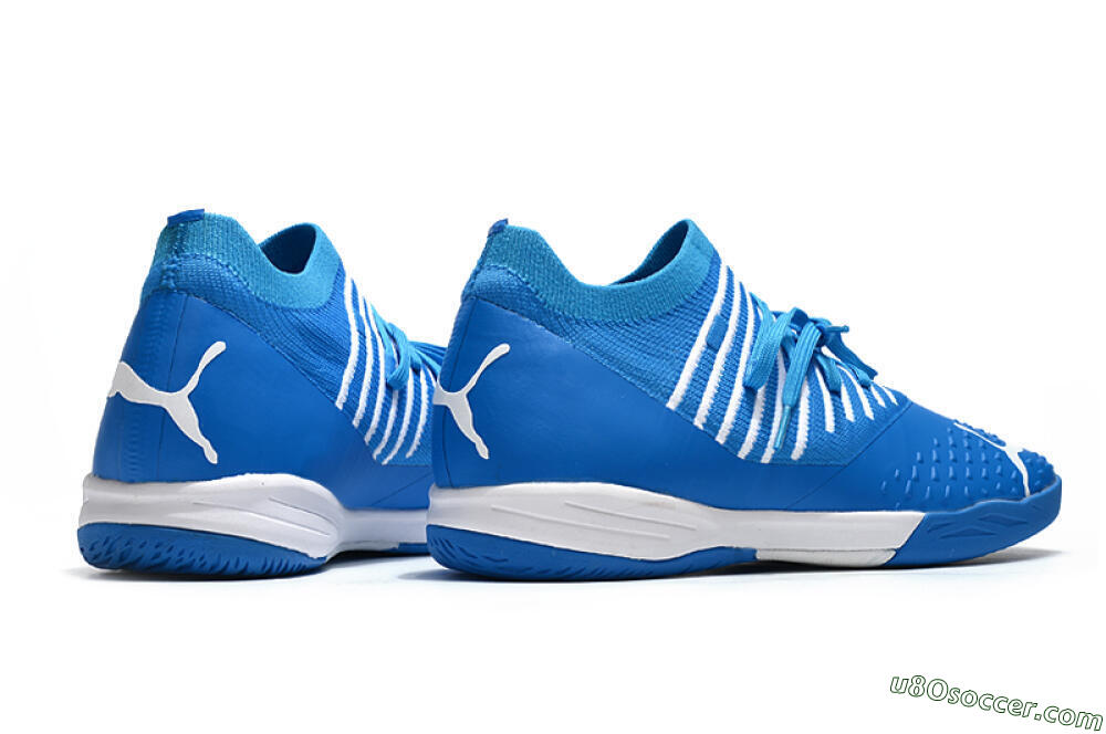 Puma Future Z 1.3 Teazer IC Indoor & Futsal Soccer Shoes - Blue/White 6