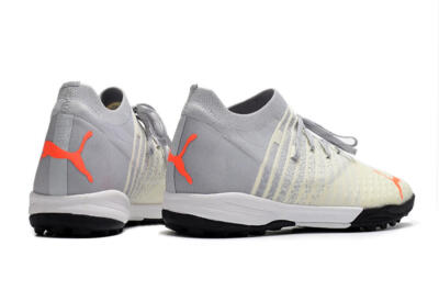Puma Future Z 1.3 Teazer TF Artificial Turf Soccer Shoes - Beige/Grey/Orange