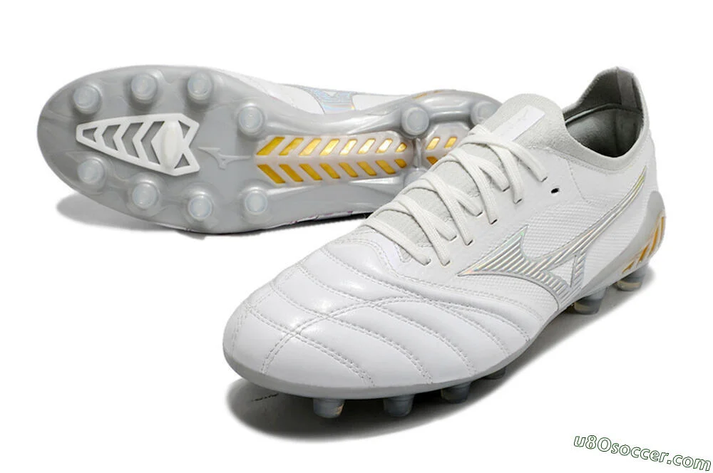 Mizuno Morelia Neo 3ホワイト Mizuno Morelia Neo III Beta Made In Japan FG - White
