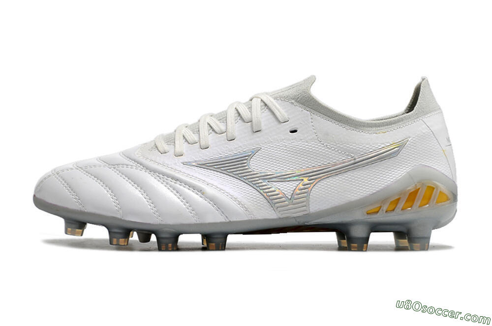 Mizuno Morelia Neo 3ホワイト Mizuno Morelia Neo III Beta Made In Japan FG - White