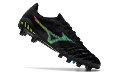Mizuno Morelia Neo 3 FG Firm Ground Soccer Cleats - Black/Rainbow