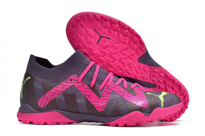 Puma Future Ultimate TF Artificial Turf Soccer Shoes - Purple/Pink/Yellow