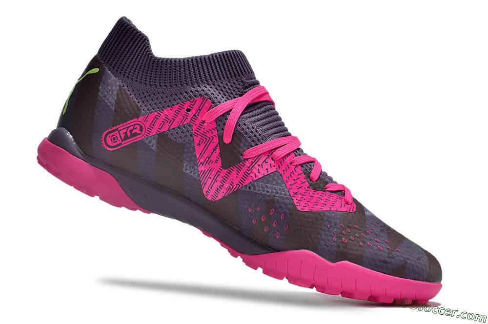 Puma Future Ultimate TF Artificial Turf Soccer Shoes - Purple/Pink/Yellow 4