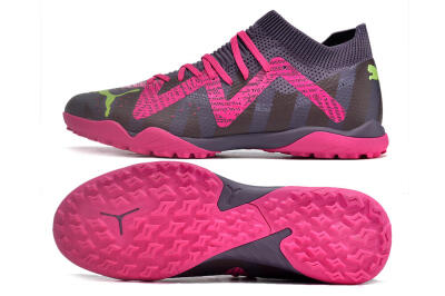 Puma Future Ultimate TF Artificial Turf Soccer Shoes - Purple/Pink/Yellow