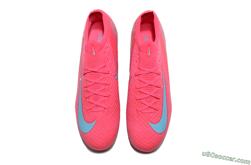 Nike Air Zoom Mercurial Vapor 16 Elite FG Firm Ground Soccer Cleats - Red/Jade 4