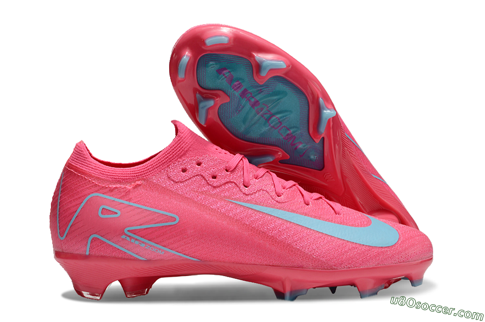 Nike Air Zoom Mercurial Vapor 16 Elite FG Firm Ground Soccer Cleats - Red/Jade 1