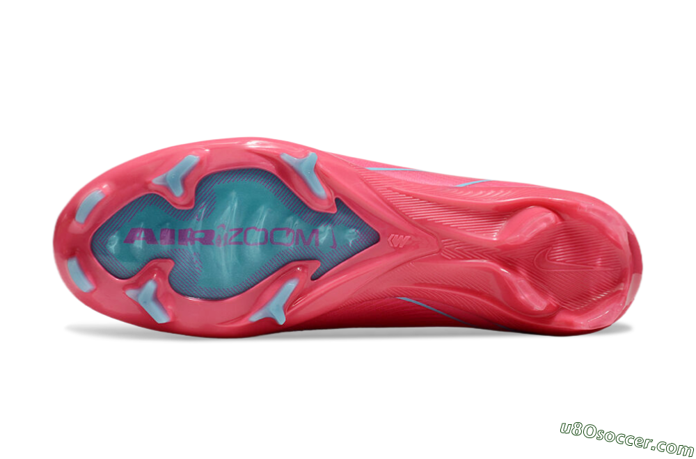 Nike Air Zoom Mercurial Vapor 16 Elite FG Firm Ground Soccer Cleats - Red/Jade 6