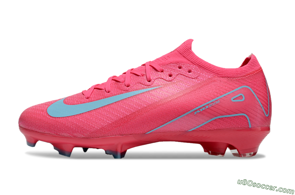 Nike Air Zoom Mercurial Vapor 16 Elite FG Firm Ground Soccer Cleats - Red/Jade 2