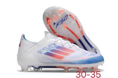 Adidas F50 Elite FG Firm Ground Soccer Cleats - White/Blue/Red