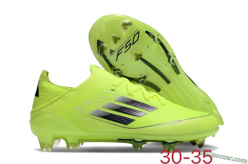 Adidas F50 Elite FG Firm Ground Soccer Cleats - Yellow/Black 1