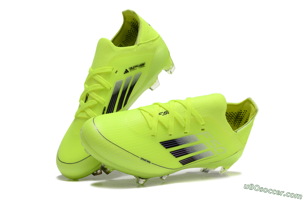 Adidas F50 Elite FG Firm Ground Soccer Cleats - Yellow/Black 3