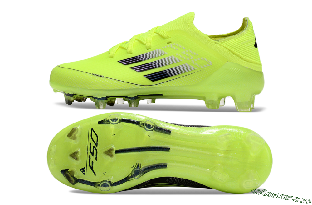 Adidas F50 Elite FG Firm Ground Soccer Cleats - Yellow/Black 0