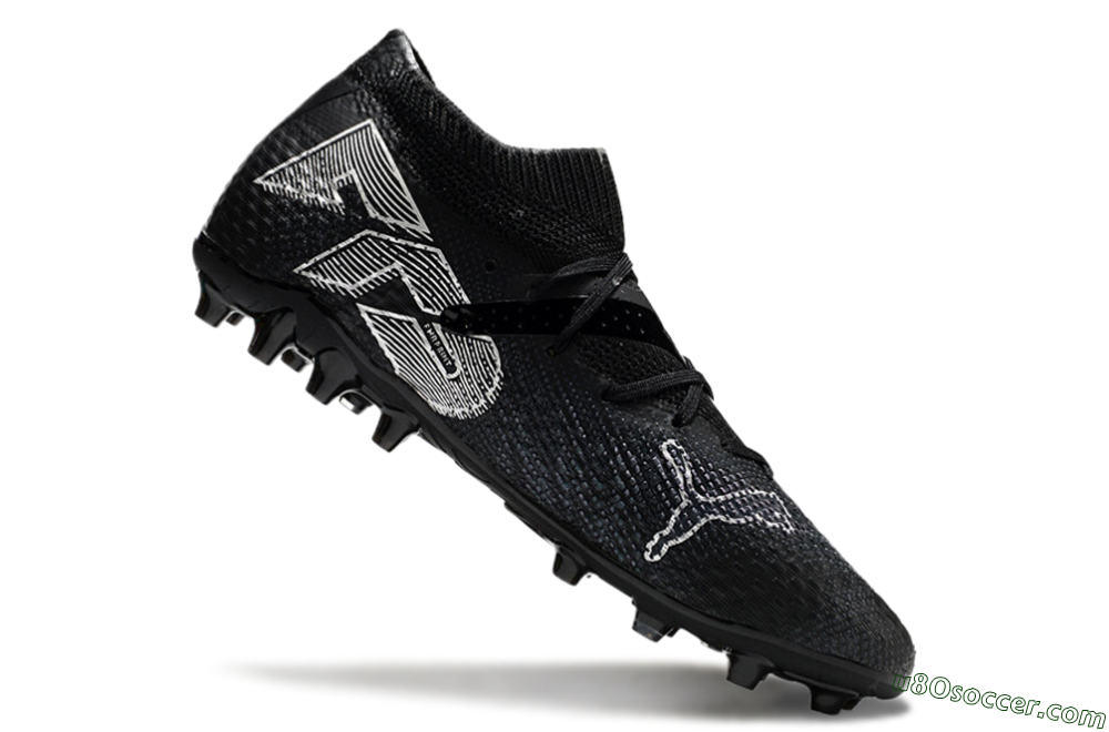 Puma Future Ultimate MG Multi Ground Soccer Cleats - Black/White 4