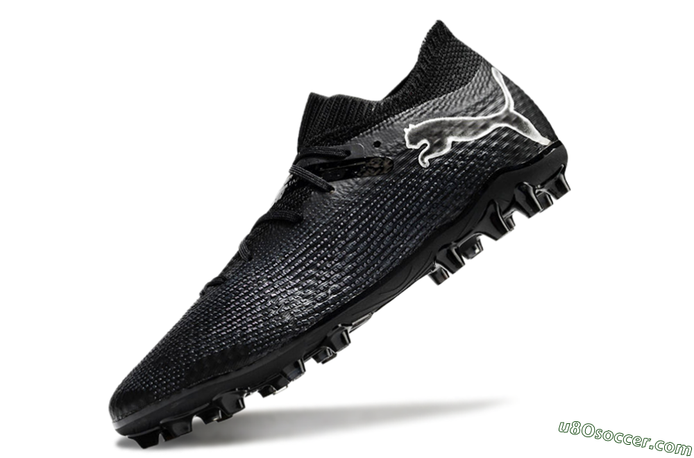 Puma Future Ultimate MG Multi Ground Soccer Cleats - Black/White 5