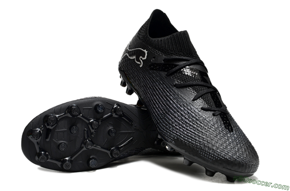 Puma Future Ultimate MG Multi Ground Soccer Cleats - Black/White 3